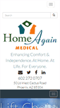 Mobile Screenshot of home-again-medical.com